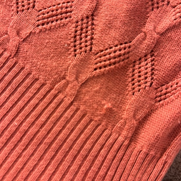 Bushwacker pink knit button down cardigan sweater - Picture 4 of 11